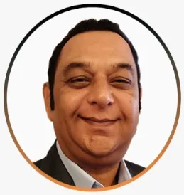 Portrait of Amit Saxena, CEO